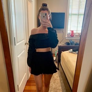 Black  Princess Polly Two-piece Set